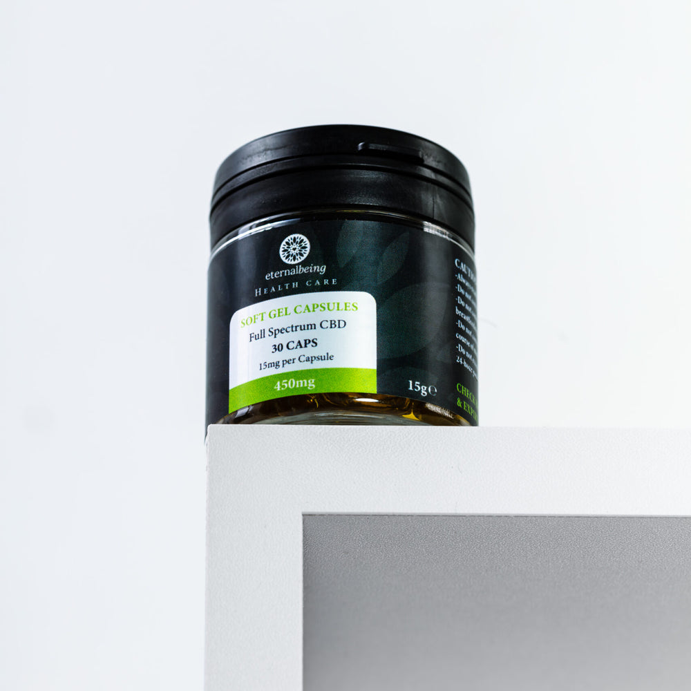 
                      
                        Premium Full Spectrum CBD Softgel Capsules -  450mg
                      
                    