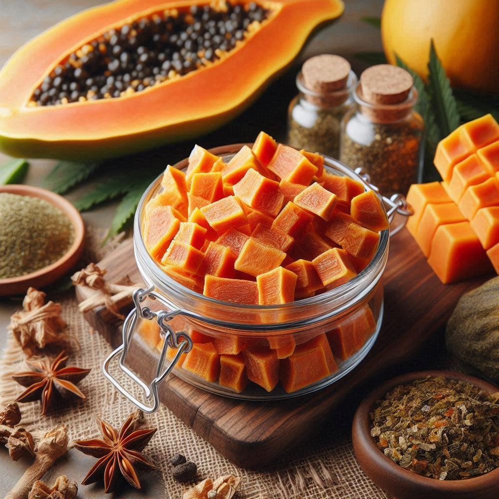 
                      
                        CBD Dried Fruits - Papaya
                      
                    