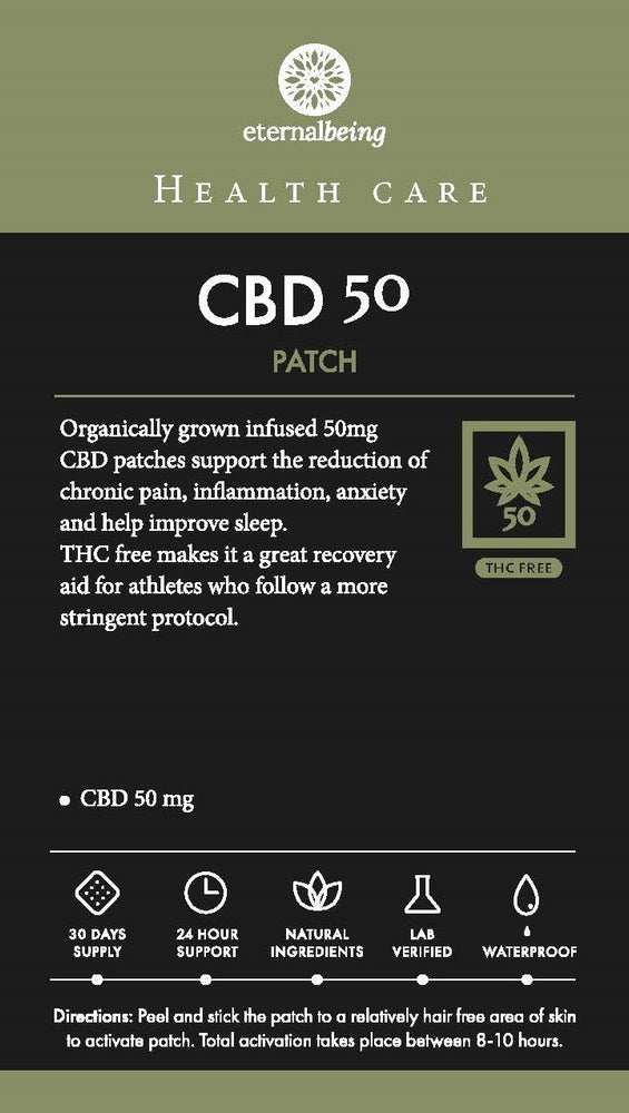 
                      
                        CBD 50mg Patch
                      
                    